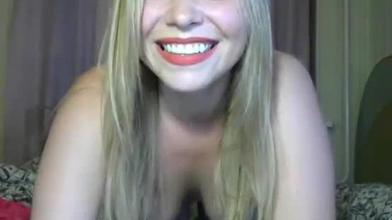 Blonde naked show live free